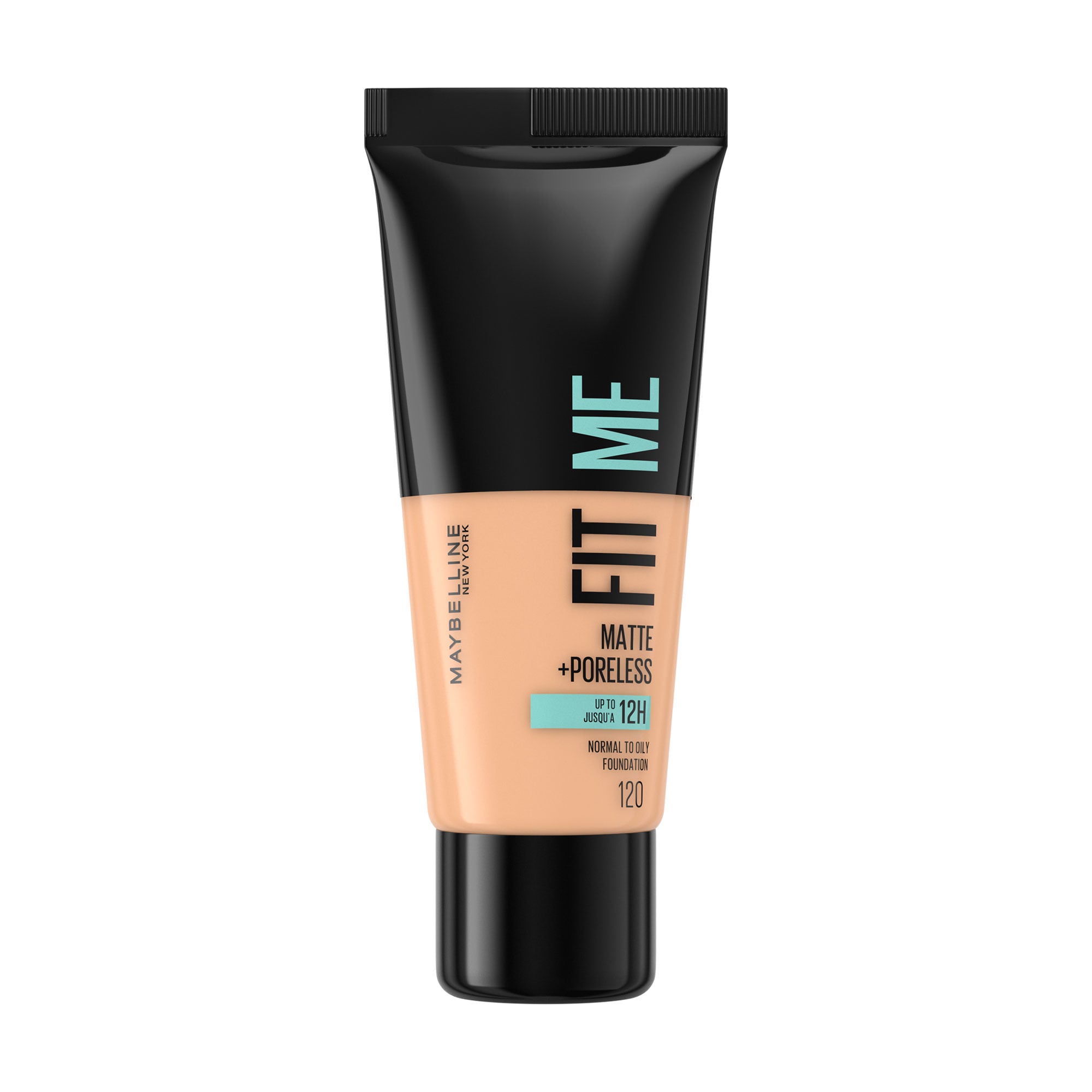 Матувальний тональний крем для обличчя Maybelline New York Fit Me! Matte + Poreless Foundation 120 Classic Ivory, 30 мл